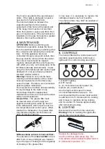 Предварительный просмотр 5 страницы Electrolux EFC316K User Manual