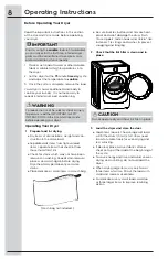 Preview for 8 page of Electrolux EFDC317TIW0 Use & Care Manual