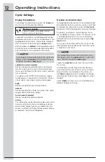 Preview for 12 page of Electrolux EFDC317TIW0 Use & Care Manual