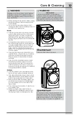 Preview for 19 page of Electrolux EFDC317TIW0 Use & Care Manual