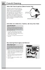 Preview for 20 page of Electrolux EFDC317TIW0 Use & Care Manual