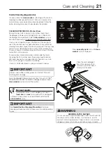 Предварительный просмотр 21 страницы Electrolux EFDE210TIW Use & Care Manual