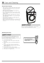 Предварительный просмотр 22 страницы Electrolux EFDE210TIW Use & Care Manual