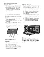 Предварительный просмотр 8 страницы Electrolux EFE916BA User Manual