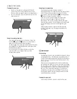 Предварительный просмотр 11 страницы Electrolux EFE916BA User Manual