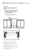 Предварительный просмотр 10 страницы Electrolux EFEP916 Installation & User Manual