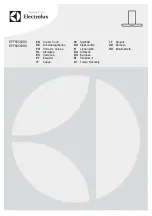 Preview for 1 page of Electrolux EFF55550DX User Manual