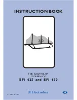 Electrolux EFI 625 Instruction Book предпросмотр