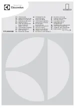 Preview for 1 page of Electrolux EFL10565OX User Manual