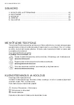 Preview for 64 page of Electrolux EFL10566DX User Manual