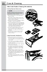 Предварительный просмотр 22 страницы Electrolux EFLW427UIW Use & Care Manual