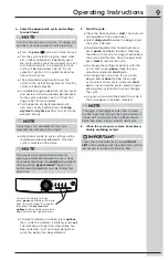 Preview for 9 page of Electrolux EFMC417SIW0 Use & Care Manual