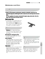 Предварительный просмотр 61 страницы Electrolux EFP 60202 User Manual