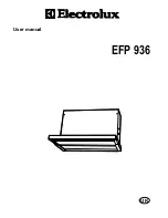 Предварительный просмотр 1 страницы Electrolux EFP 632 User Manual