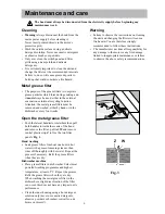 Предварительный просмотр 6 страницы Electrolux EFP 632 User Manual