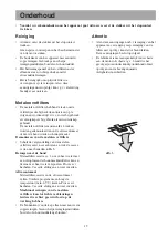 Preview for 19 page of Electrolux EFP 6460 Operating And Installation Instructions