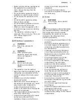 Preview for 5 page of Electrolux EFS3DF18S User Manual