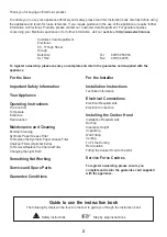 Preview for 2 page of Electrolux EFT 605 Instruction Book