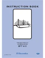 Предварительный просмотр 1 страницы Electrolux EFT 615 Instruction Book