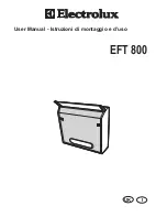 Предварительный просмотр 1 страницы Electrolux EFT 800 User Manual