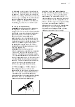 Предварительный просмотр 21 страницы Electrolux EFT6541OW User Manual