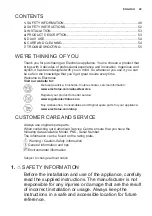 Preview for 49 page of Electrolux EFTD26K User Manual