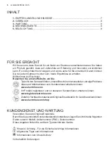 Preview for 6 page of Electrolux EFV60657OK User Manual