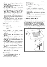 Preview for 5 page of Electrolux EFV716K User Manual