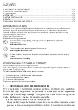 Preview for 170 page of Electrolux EFV716K User Manual