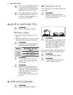 Preview for 8 page of Electrolux EGC3322 User Manual