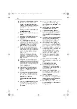 Preview for 20 page of Electrolux EGC8000 Instruction Book