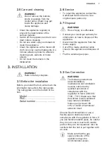 Preview for 7 page of Electrolux EGG3213N User Manual