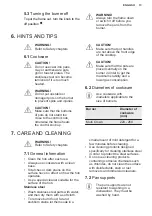 Preview for 13 page of Electrolux EGG3213N User Manual