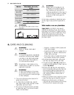 Preview for 8 page of Electrolux EGG6345 User Manual