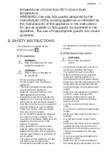 Preview for 5 page of Electrolux EGG7537K User Manual