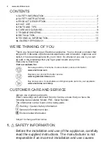 Preview for 2 page of Electrolux EGH6243 User Manual