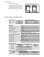 Предварительный просмотр 44 страницы Electrolux EGL6382NOX User Manual