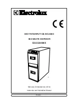 Electrolux EGO23000X Instruction And Installation Manual preview