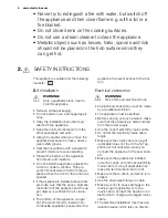 Preview for 4 page of Electrolux EGS6343NOX User Manual