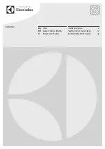 Preview for 1 page of Electrolux EGS6648 User Manual