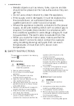 Preview for 4 page of Electrolux EGS6648 User Manual