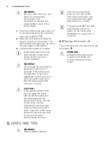 Preview for 8 page of Electrolux EGS6648 User Manual