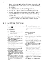 Preview for 4 page of Electrolux EGT6142 User Manual