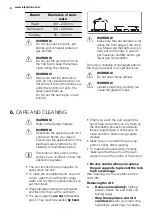 Preview for 8 page of Electrolux EGT6142 User Manual