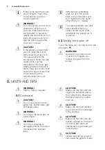 Preview for 8 page of Electrolux EGT6342 User Manual