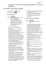 Preview for 5 page of Electrolux EGT6647 User Manual