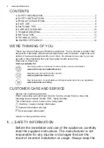 Preview for 2 page of Electrolux EGT7353YOK User Manual