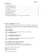 Preview for 3 page of Electrolux EGWP9353 Manual