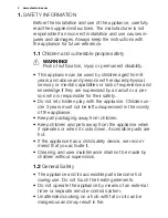 Preview for 4 page of Electrolux EGWP9353 Manual