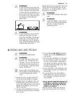 Preview for 43 page of Electrolux EGWP9353 Manual